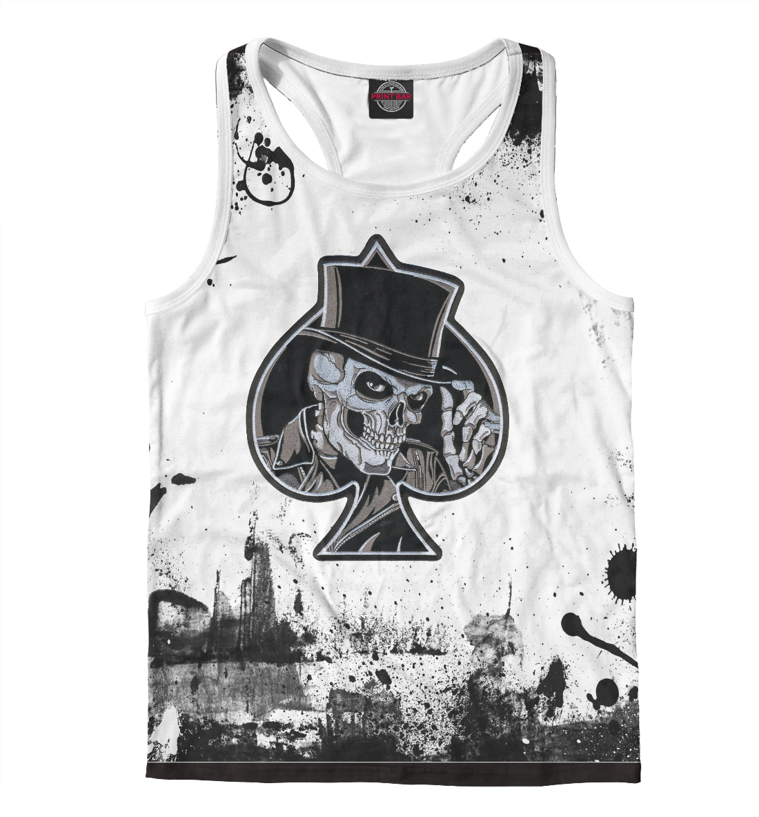 

Череп в шляпе