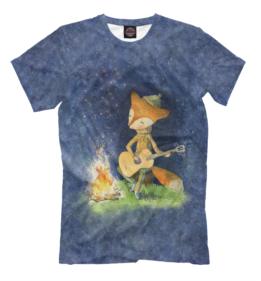 

A Tiny Fox and his Guitar