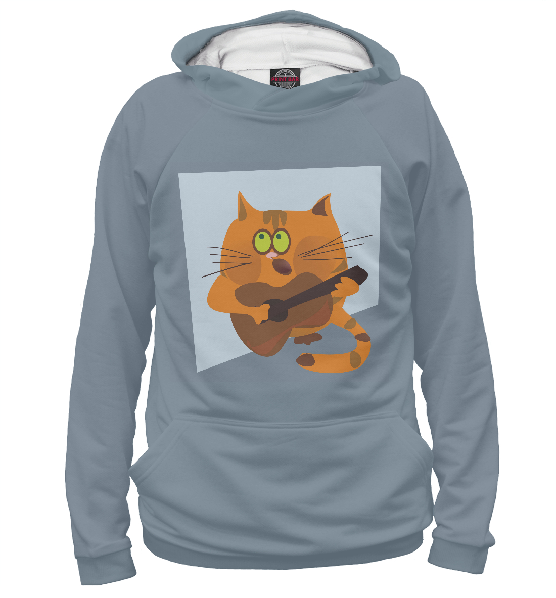 

Кот с гитарой