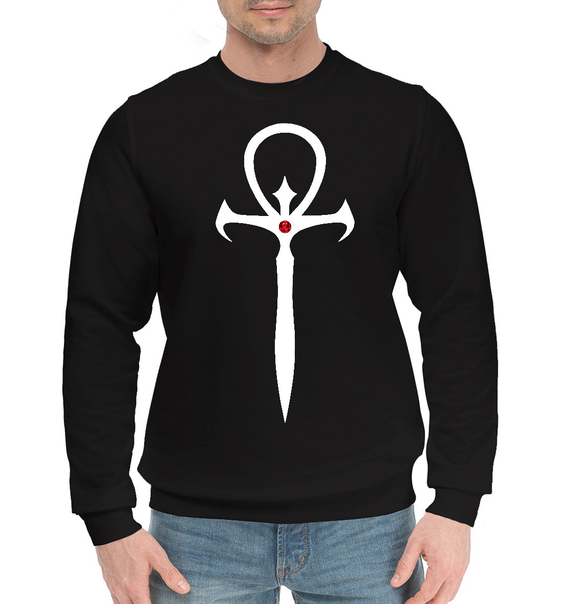

Vampire ankh white