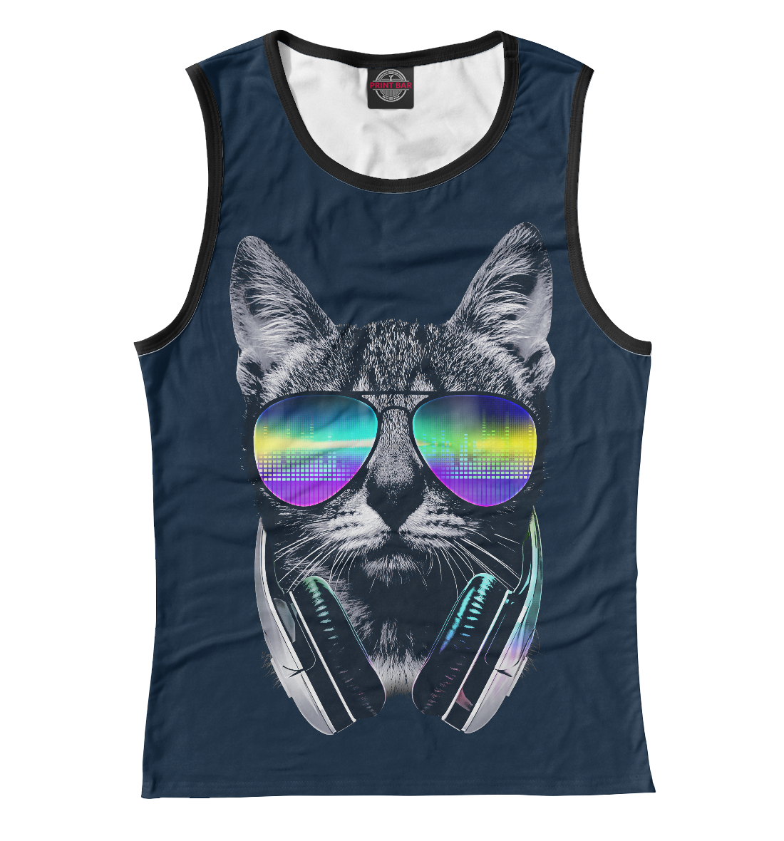 

Кот с наушниками