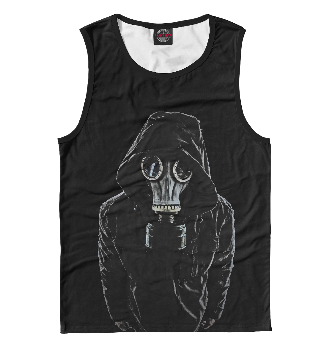 

Человек в противогазе