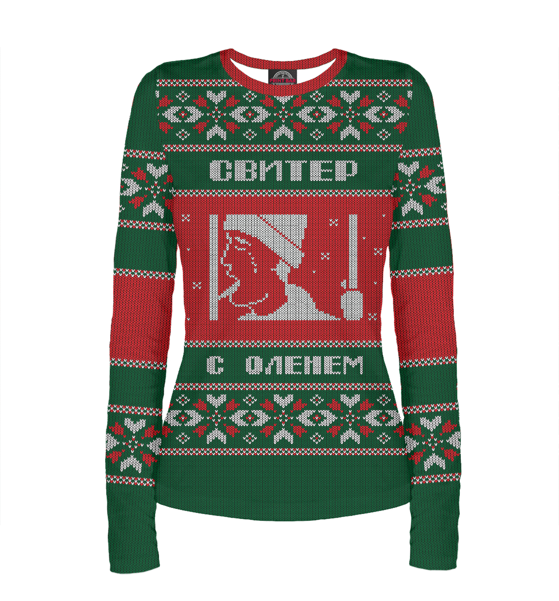 

Свитер с оленем