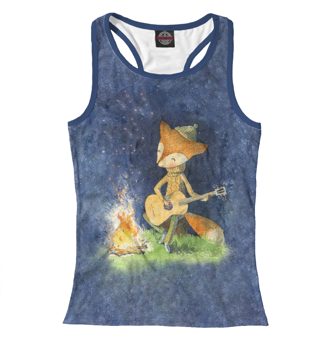 

A Tiny Fox and his Guitar