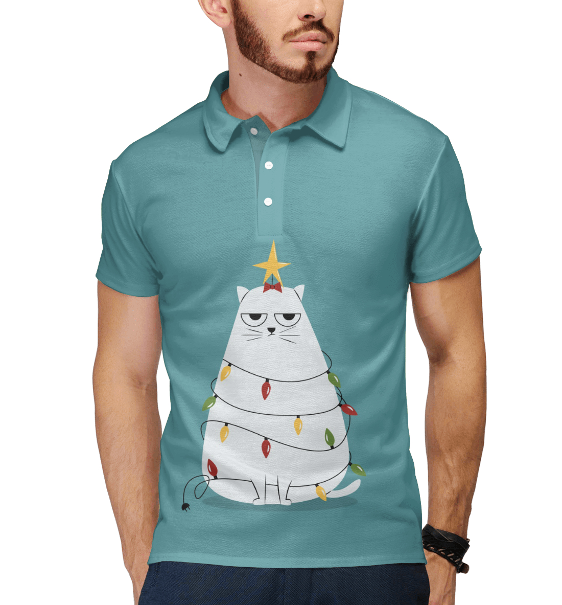 

Cute christmas cat