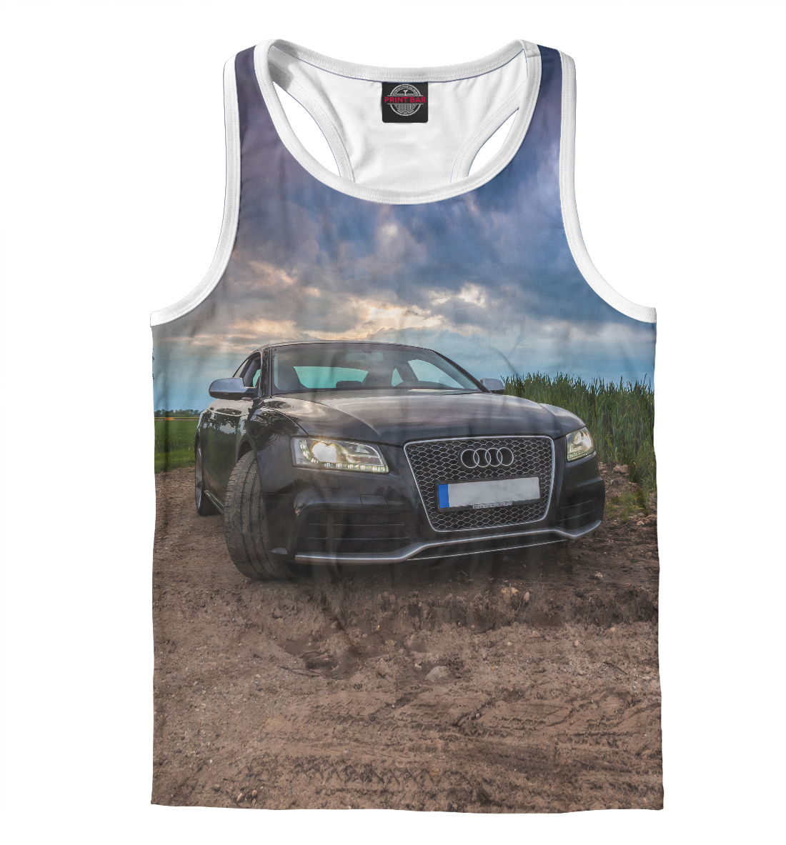 

Audi и грозовые тучи