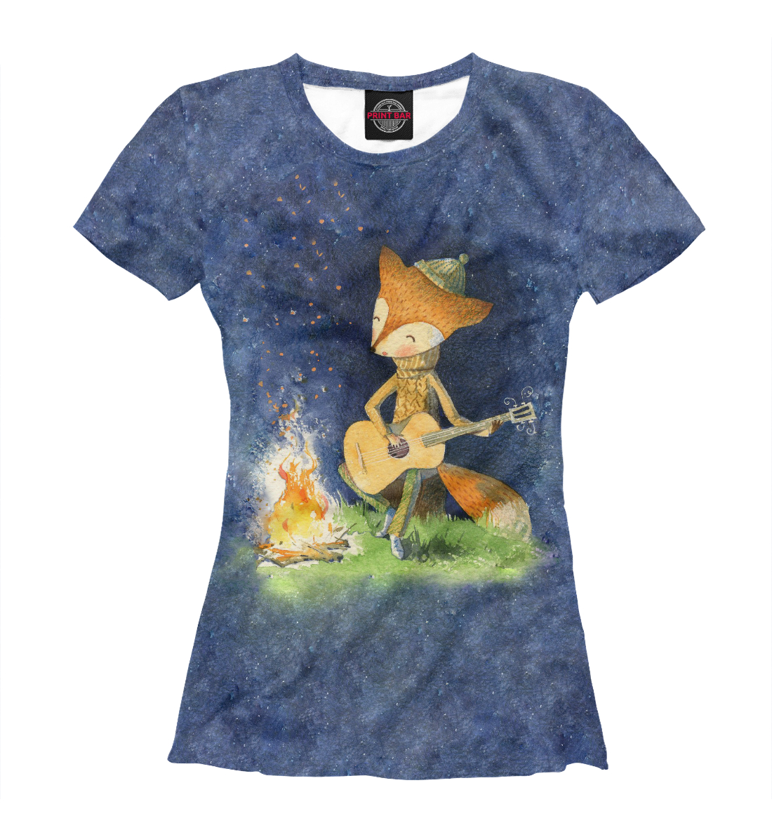 

A Tiny Fox and his Guitar