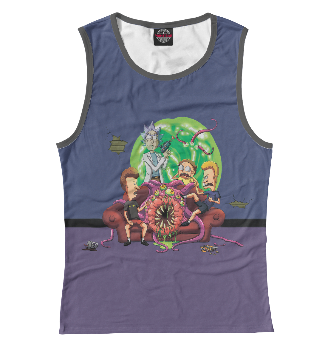 

Rick and morty X Beavis & Butthead