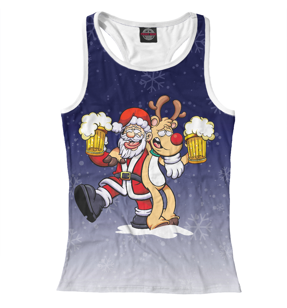 

Санта и олень