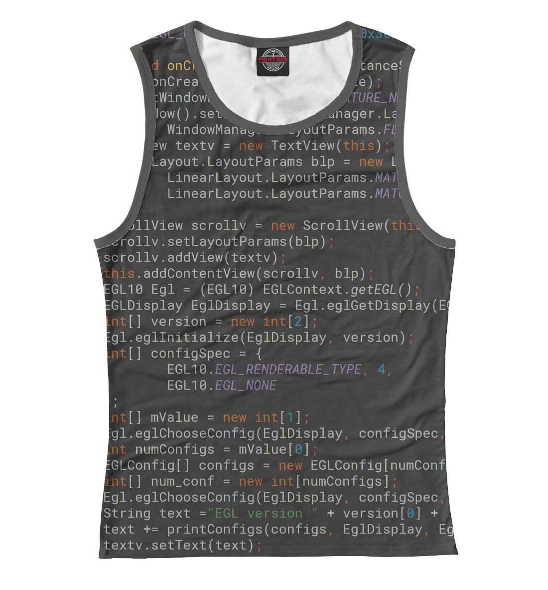 

Программный код