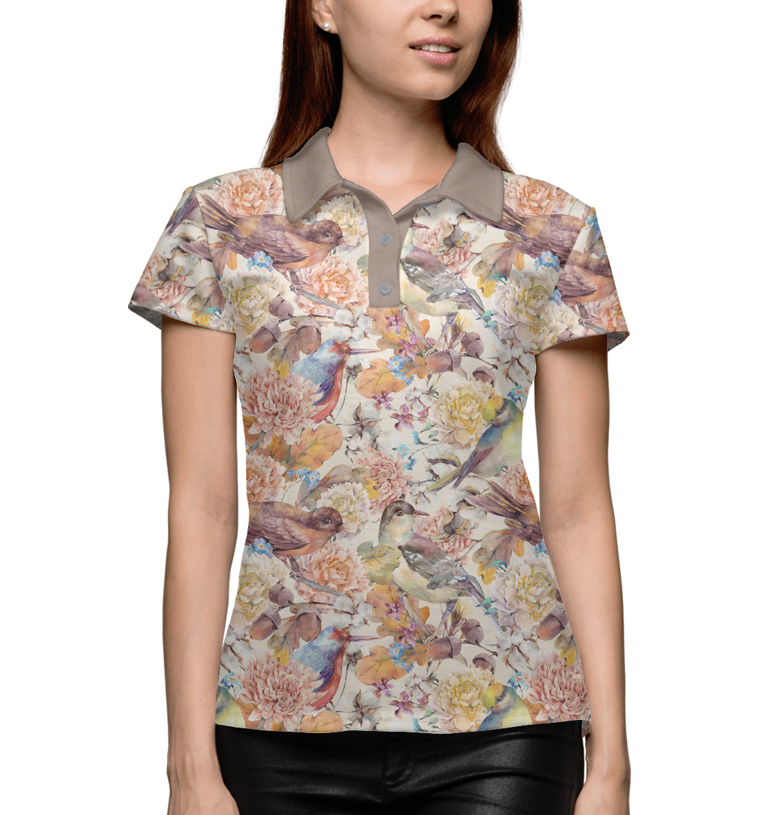 

Птицы и цветы