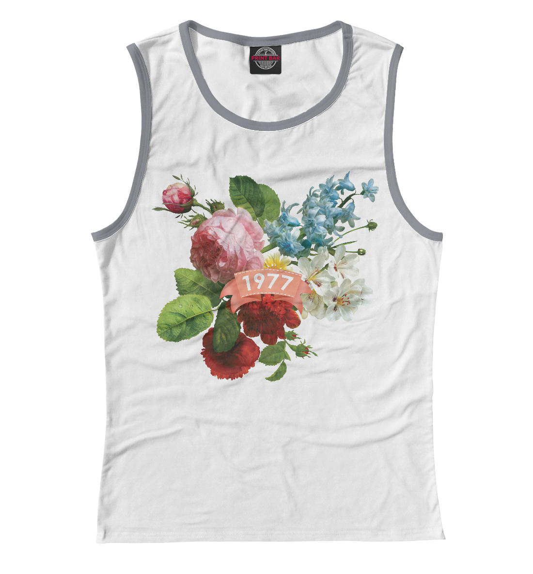 

1977 год, букет летних цветов