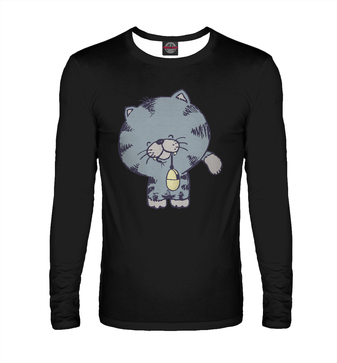 

Котик с мышкой