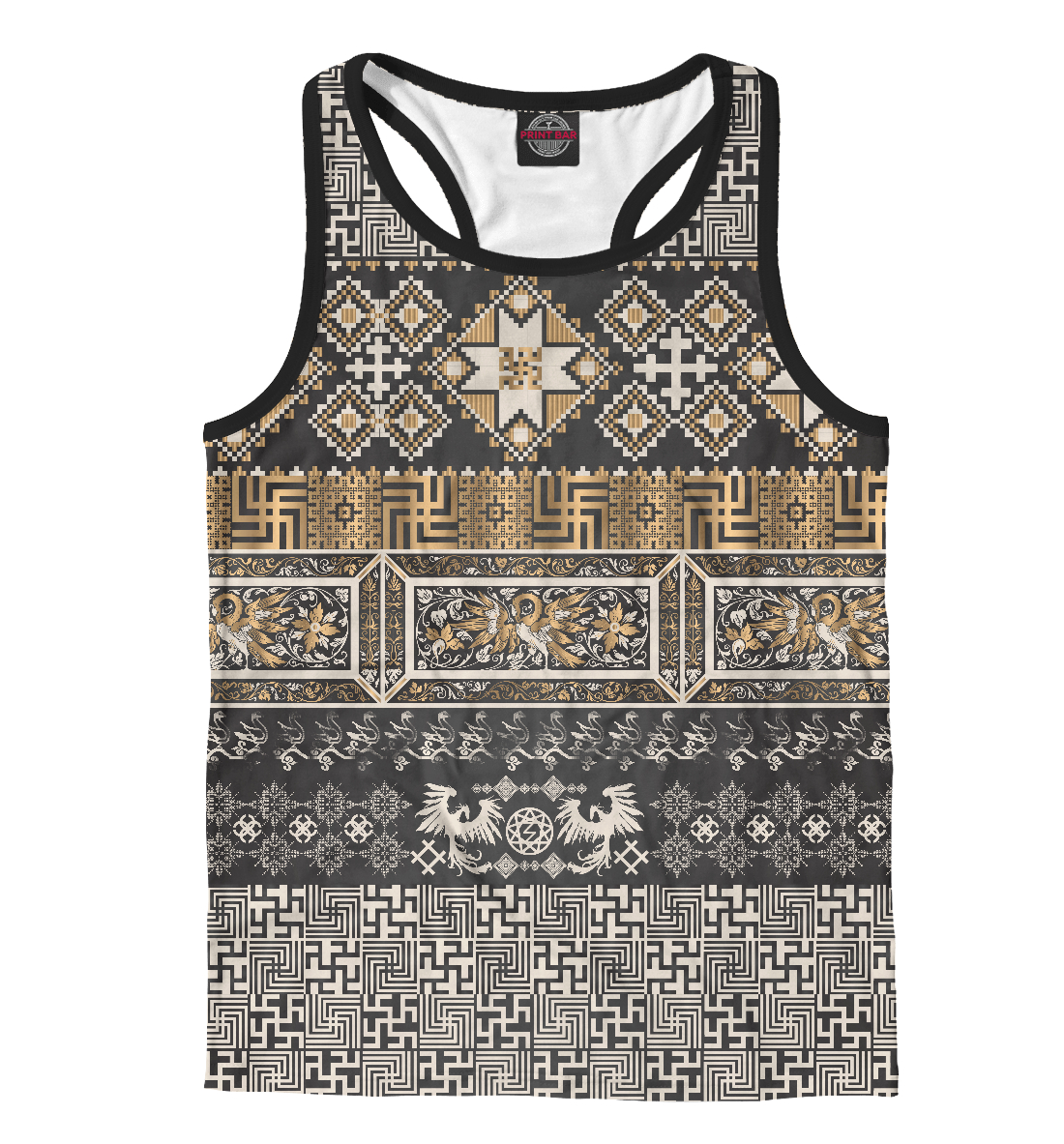 

Славянский узор Сирин