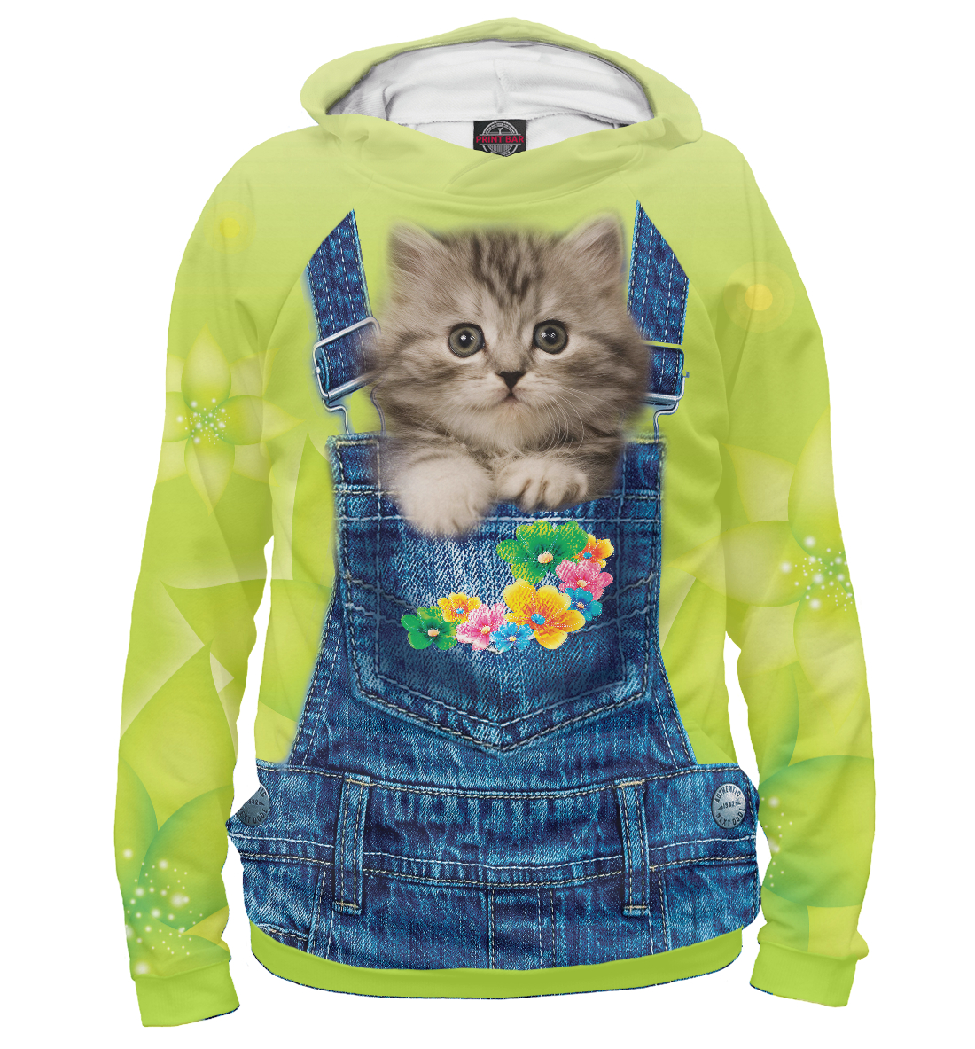 

Котенок в кармашке