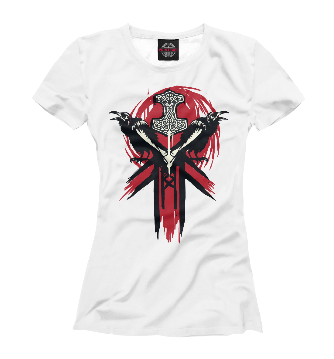 

Молот Тора и вороны