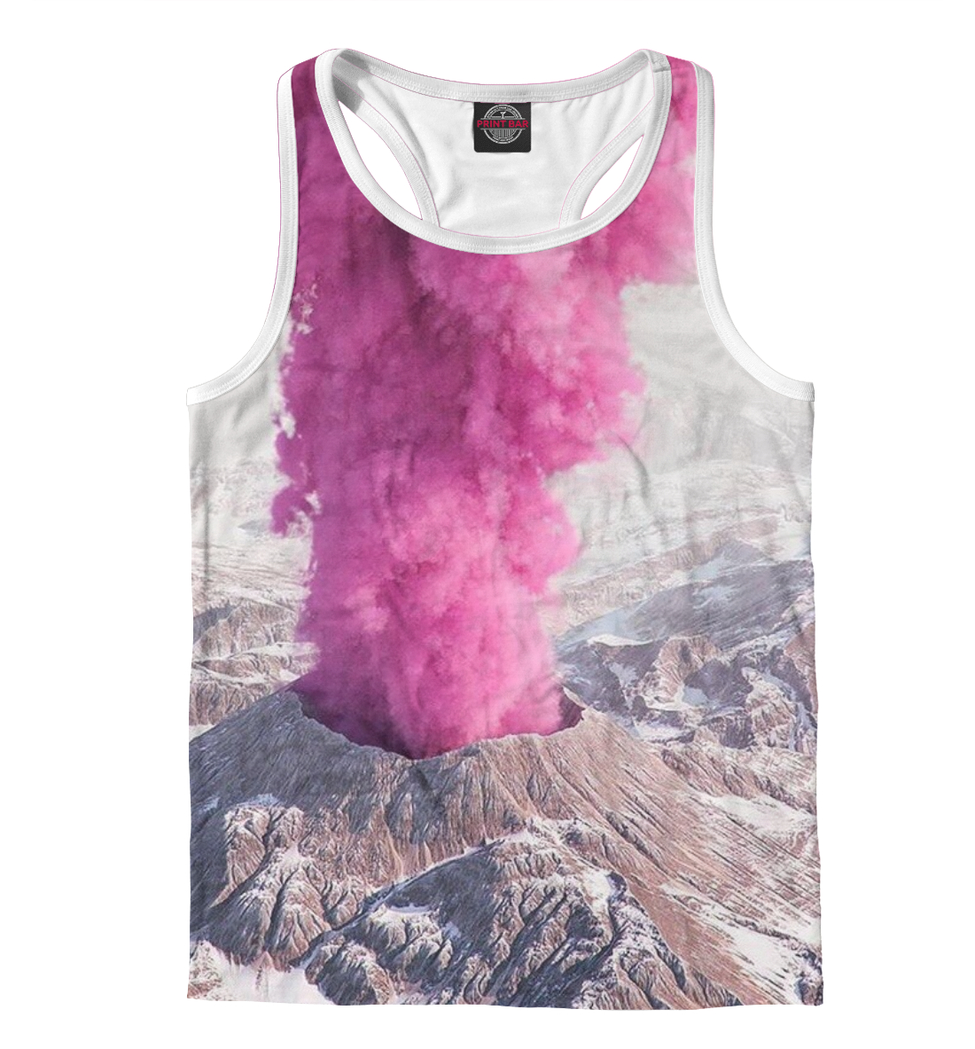 

Розовый вулкан