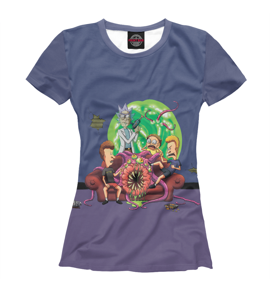 

Rick and morty X Beavis & Butthead