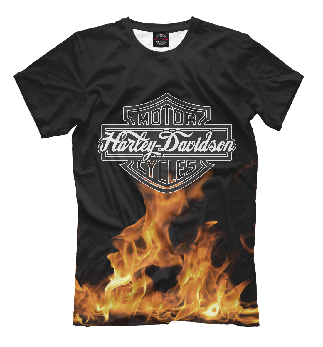 

Harley-Davidson в огне