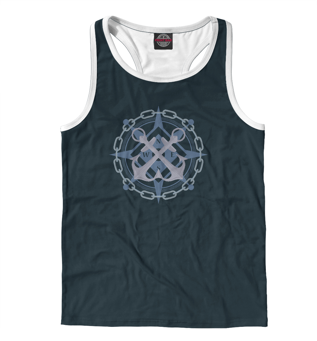 

Якорь и роза ветров