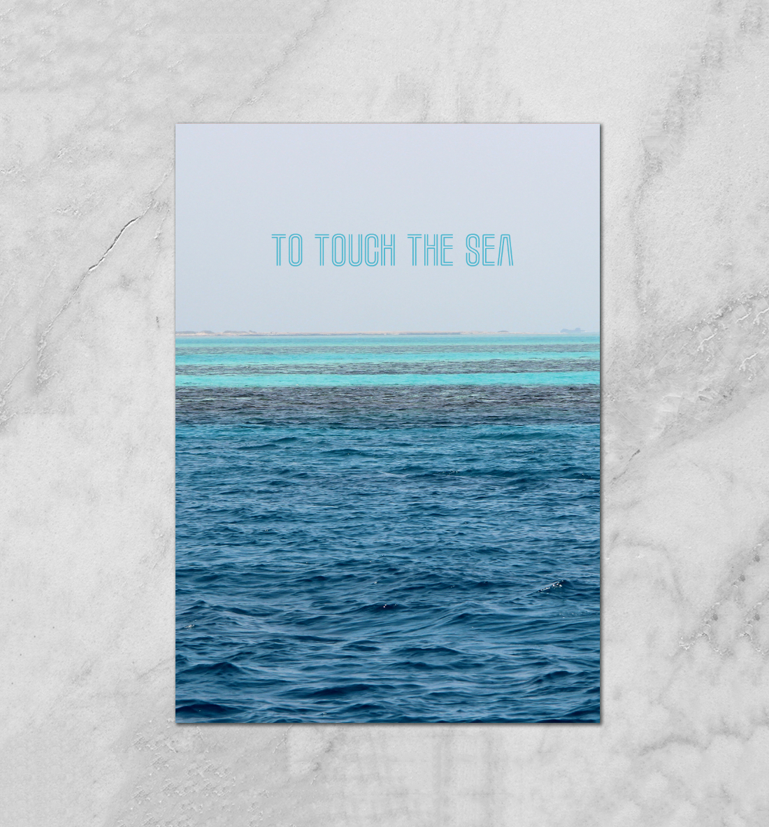 

to touch the sea