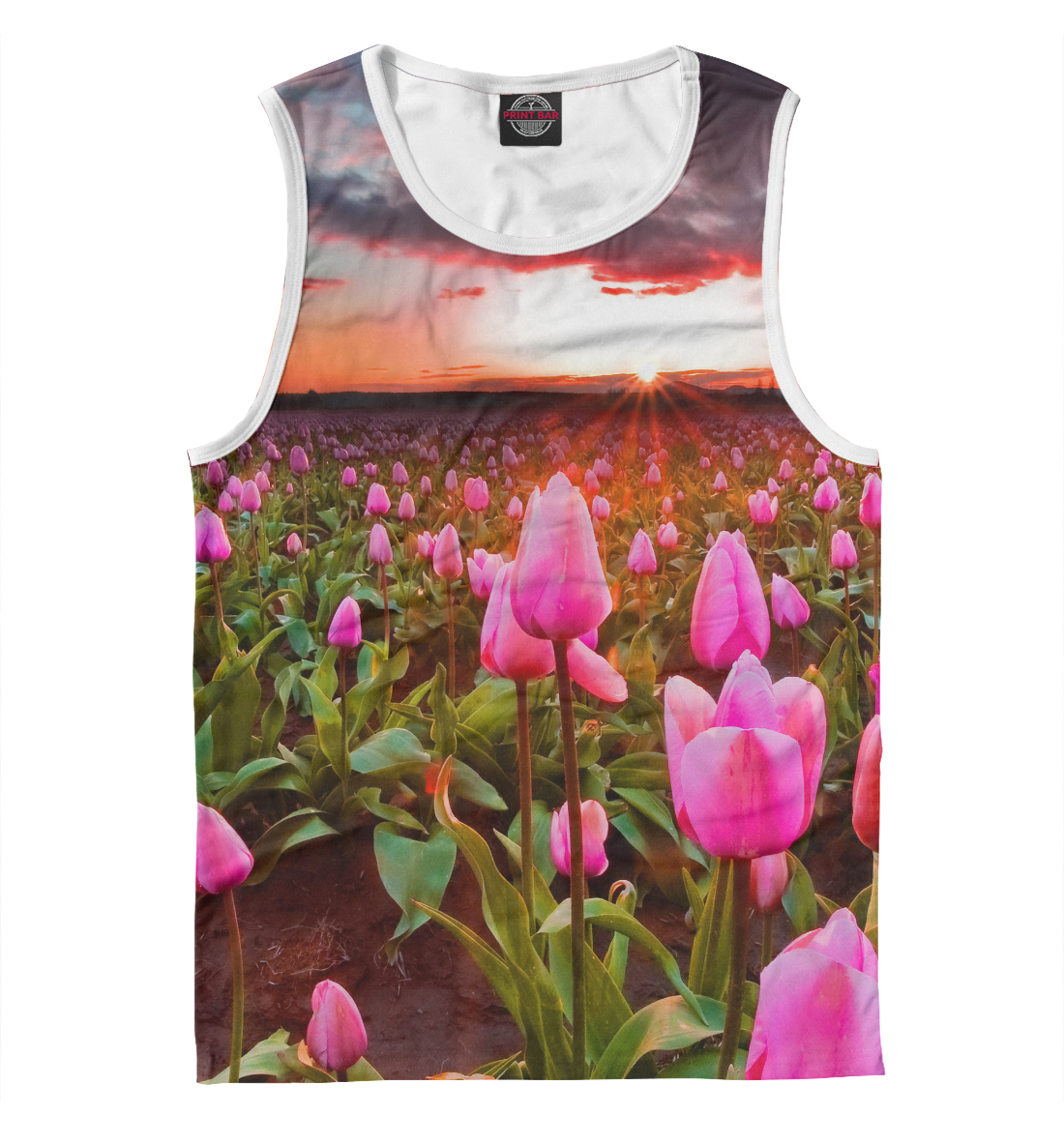 

Розовые тюльпаны