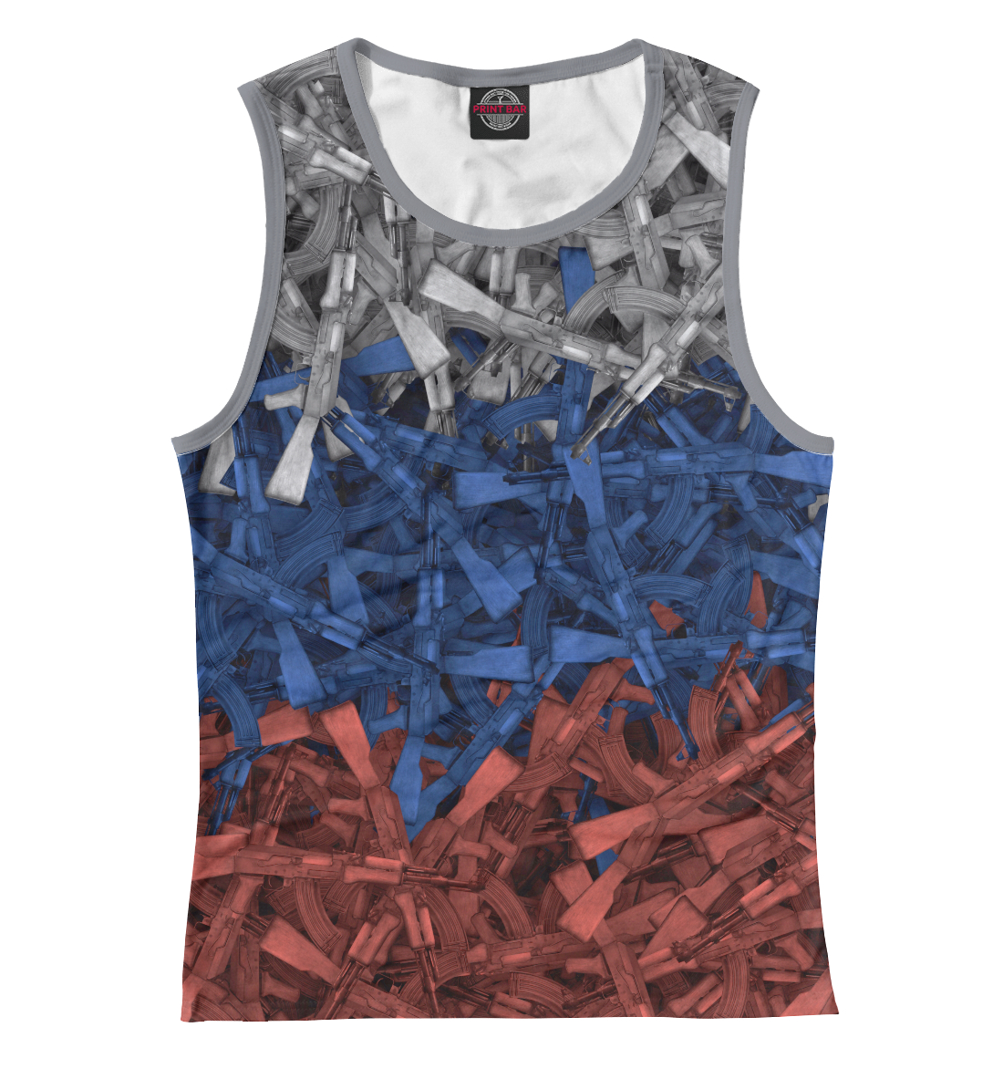 

Флаг России из автоматов