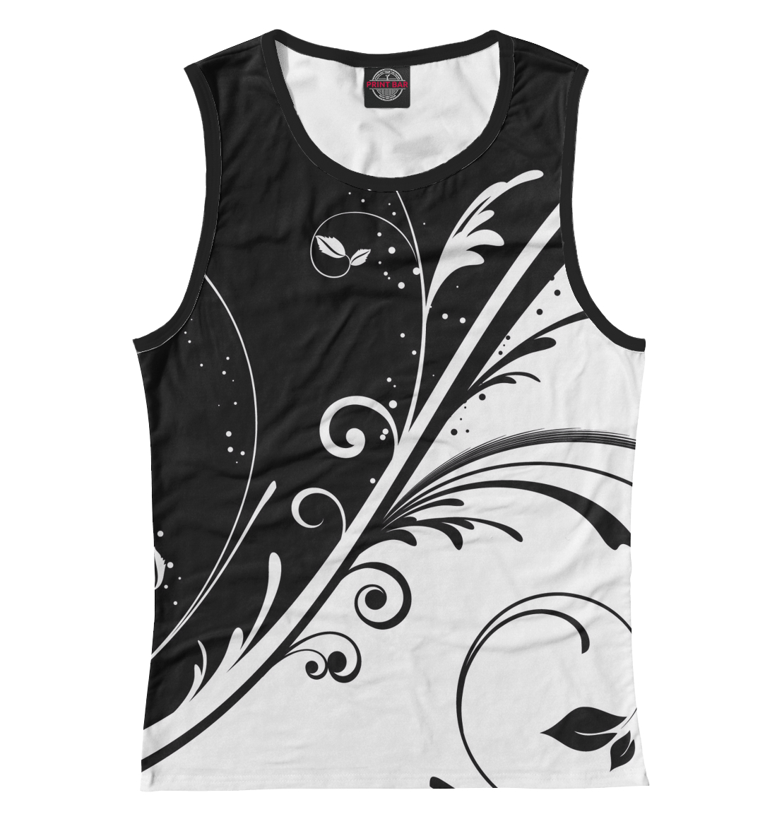 

Черно-белый узор