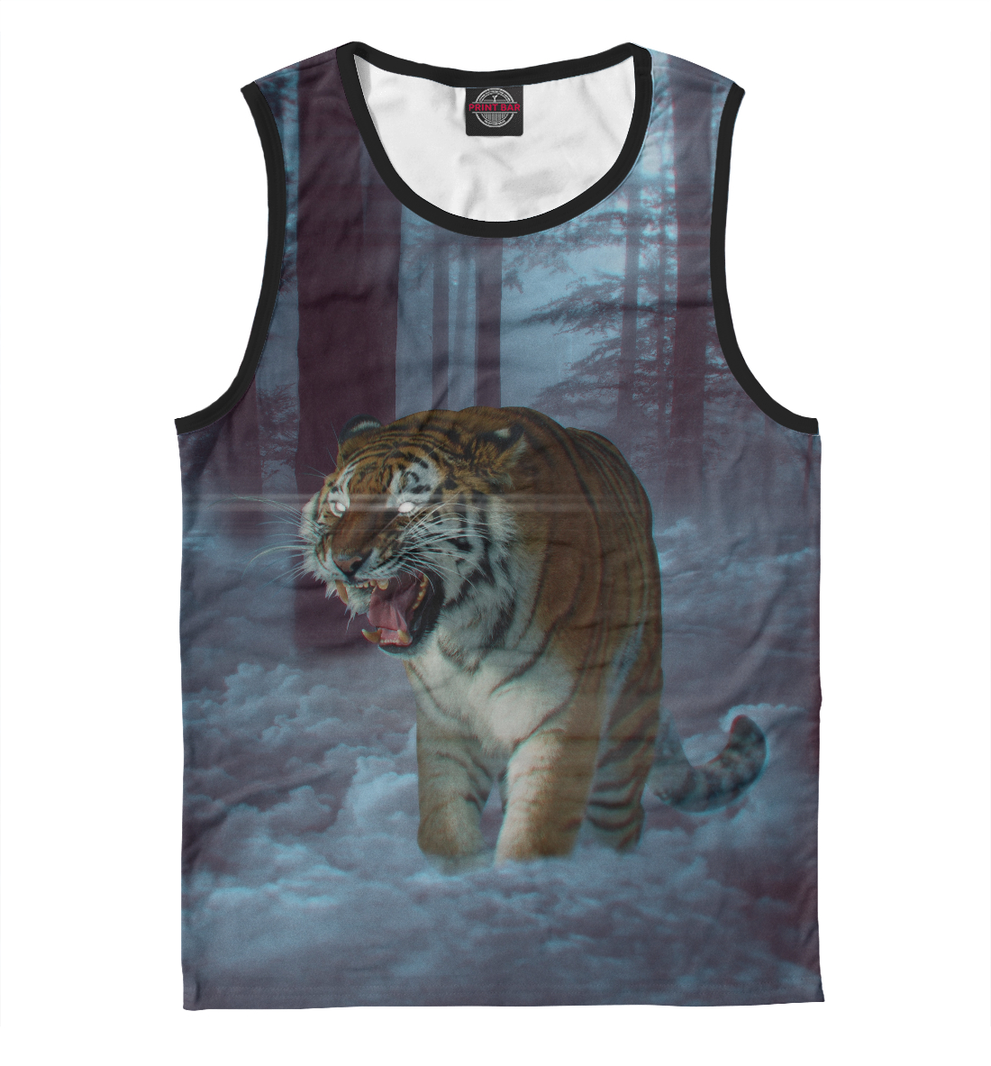 

Тигр в лесу