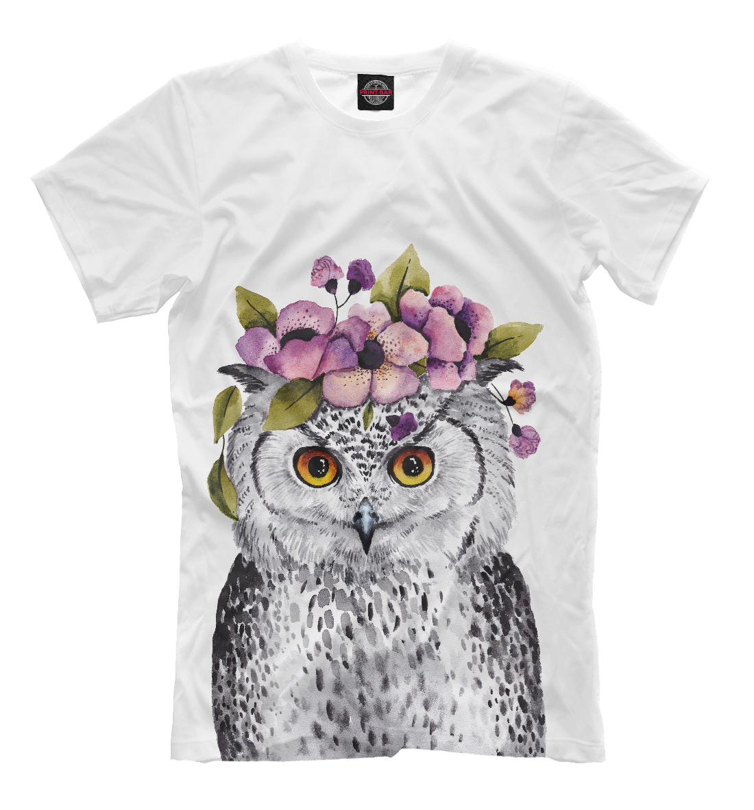 

Совушка с цветами