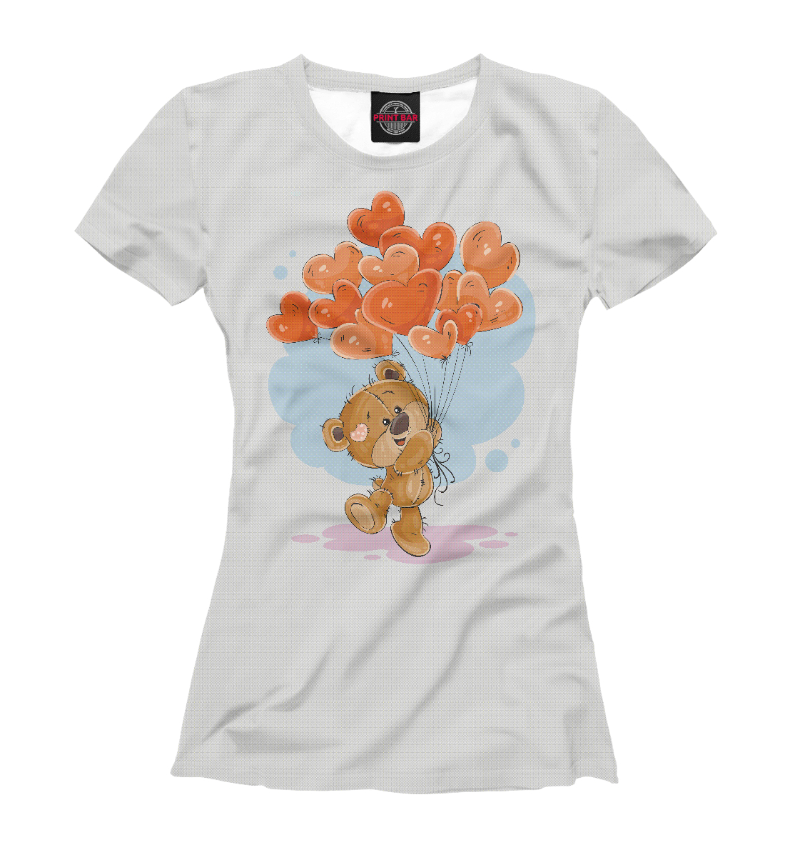 

Мишка с воздушными шарами