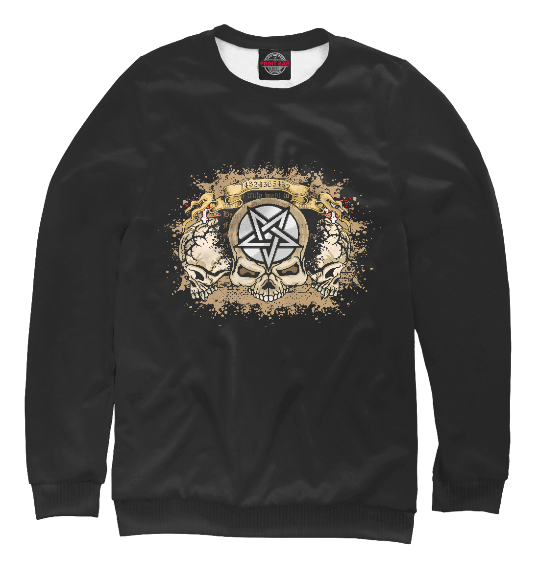 

Gothic coat of arms with skull