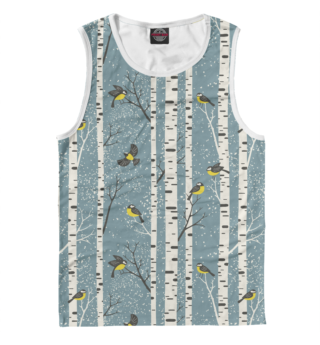 

Синички на берёзах