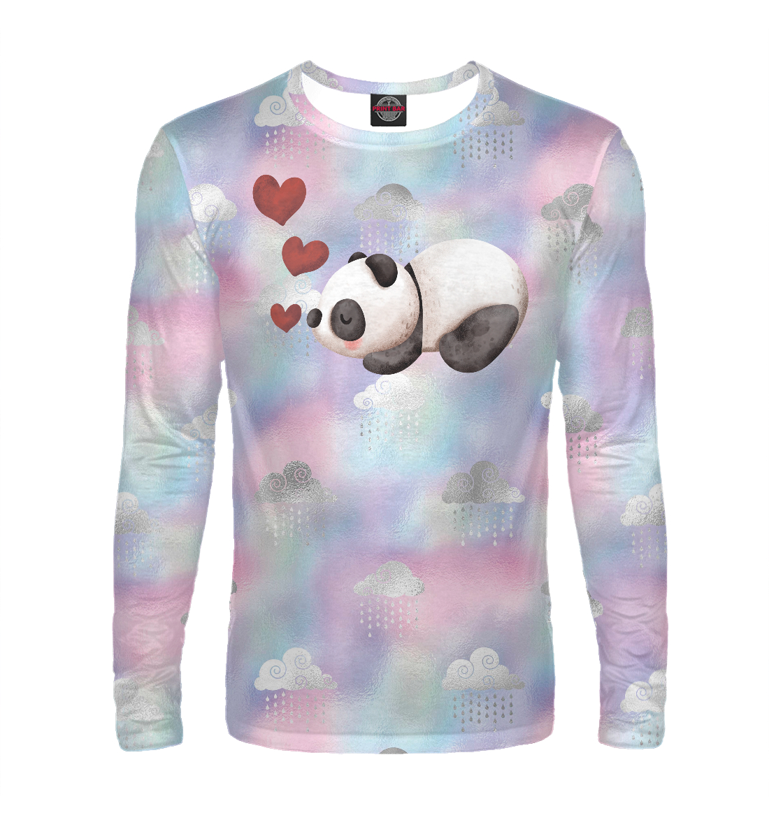 

Панда с сердечками