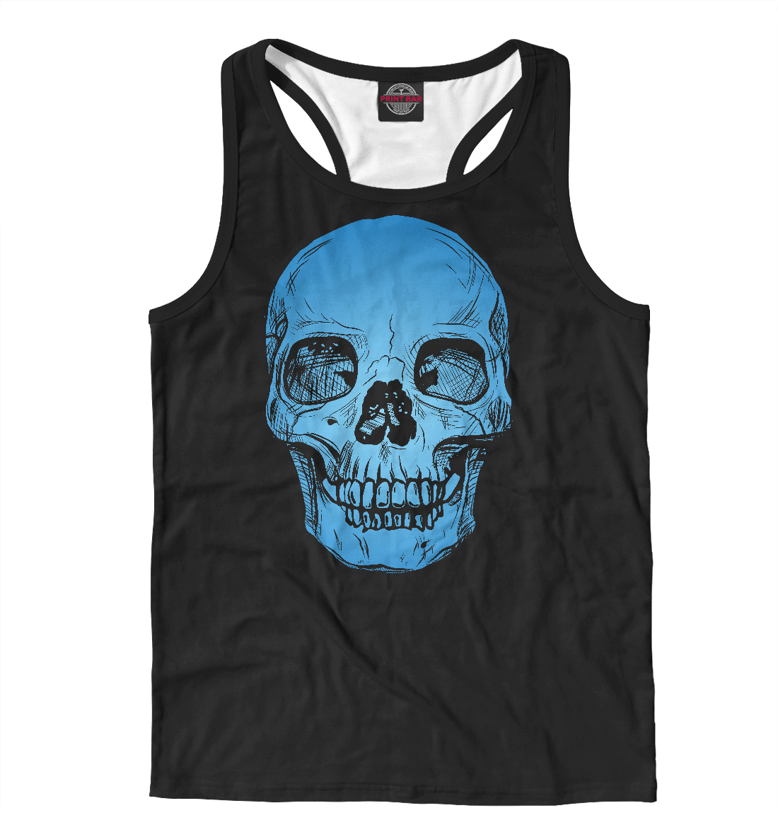 

Череп синий