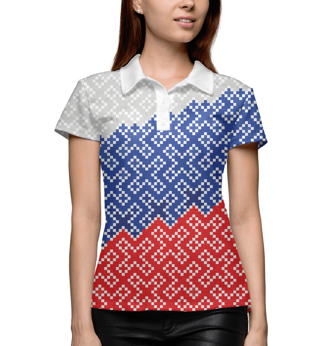 

В цветах флага России