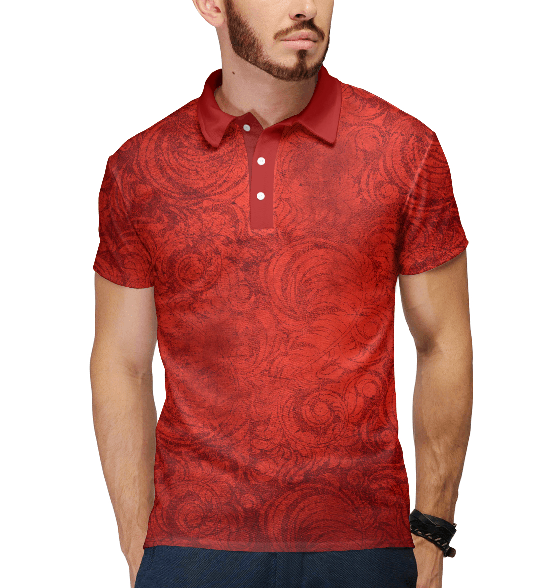 

Pattern in red