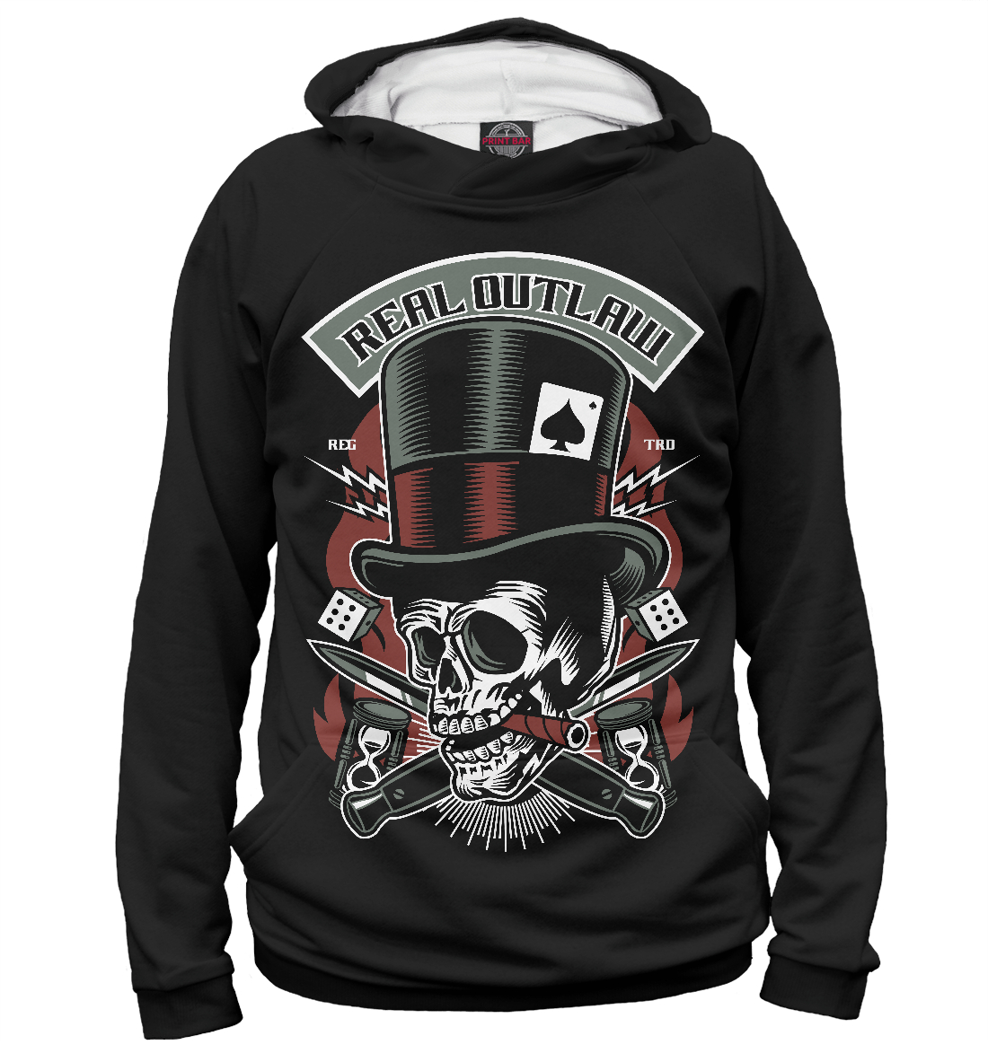 

Real outlaw skull