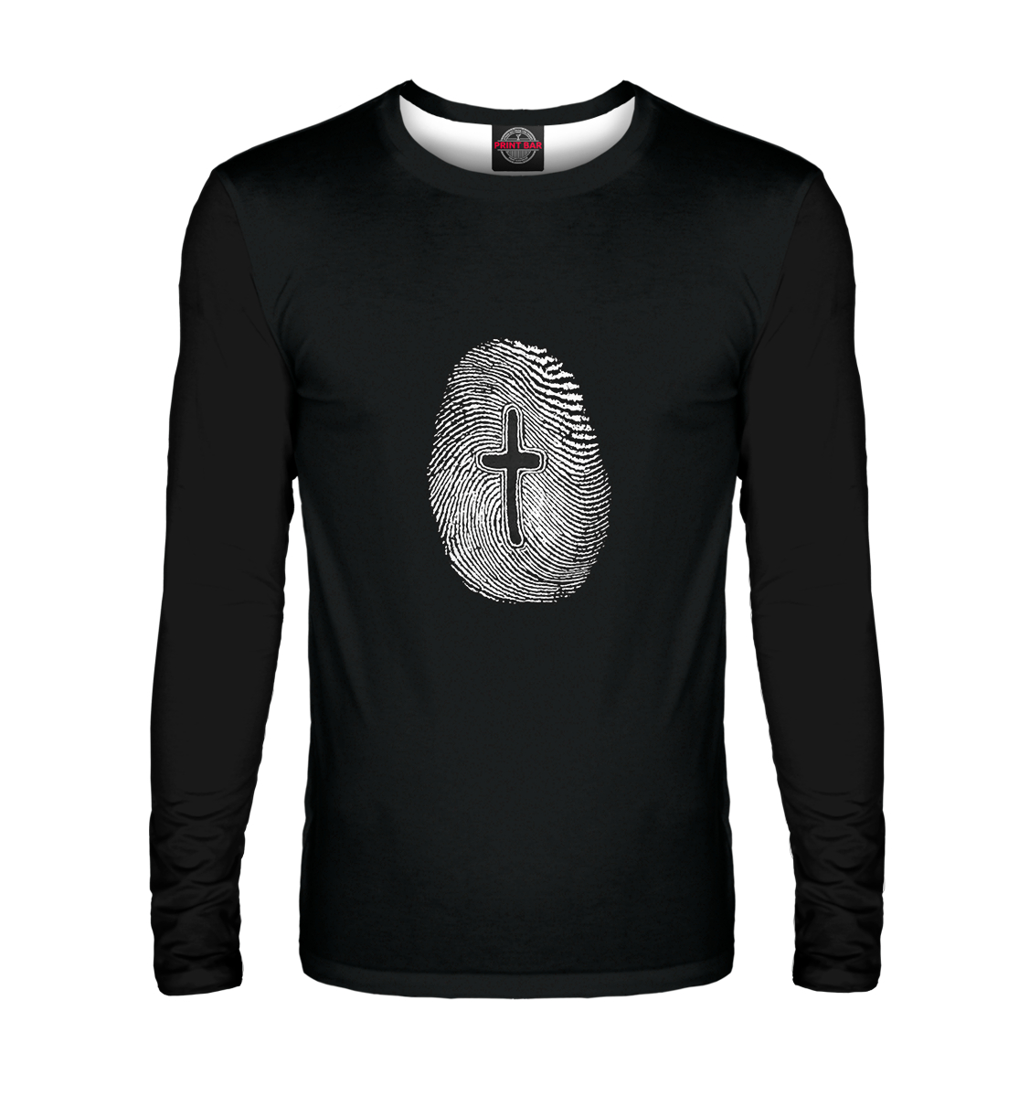 

Отпечаток пальца и крест