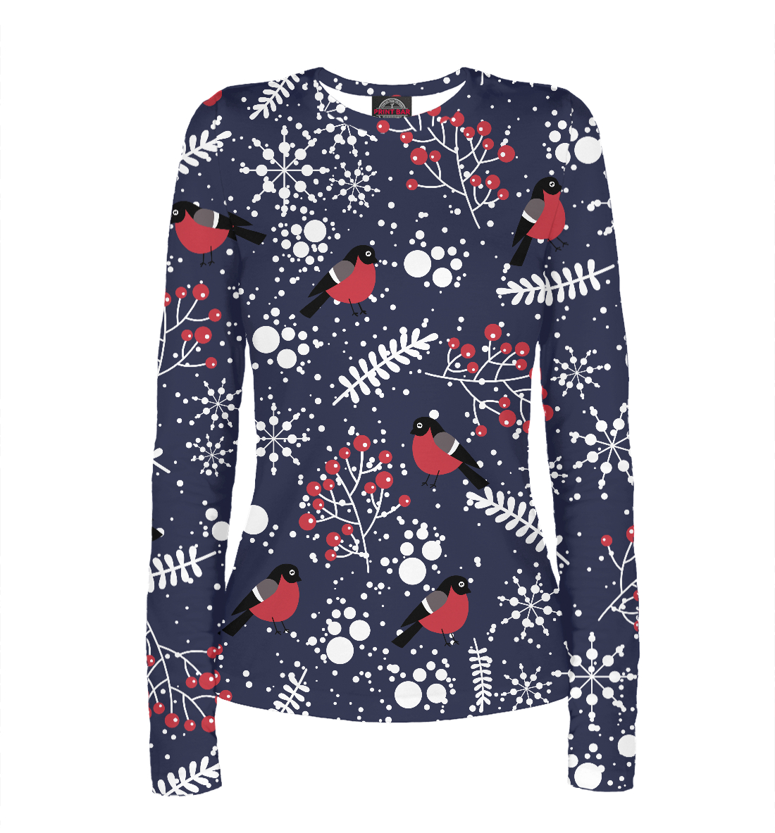 

Снегири и рябина