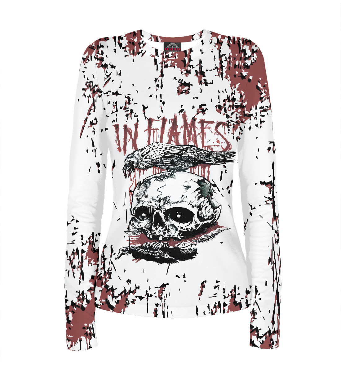 

In flames