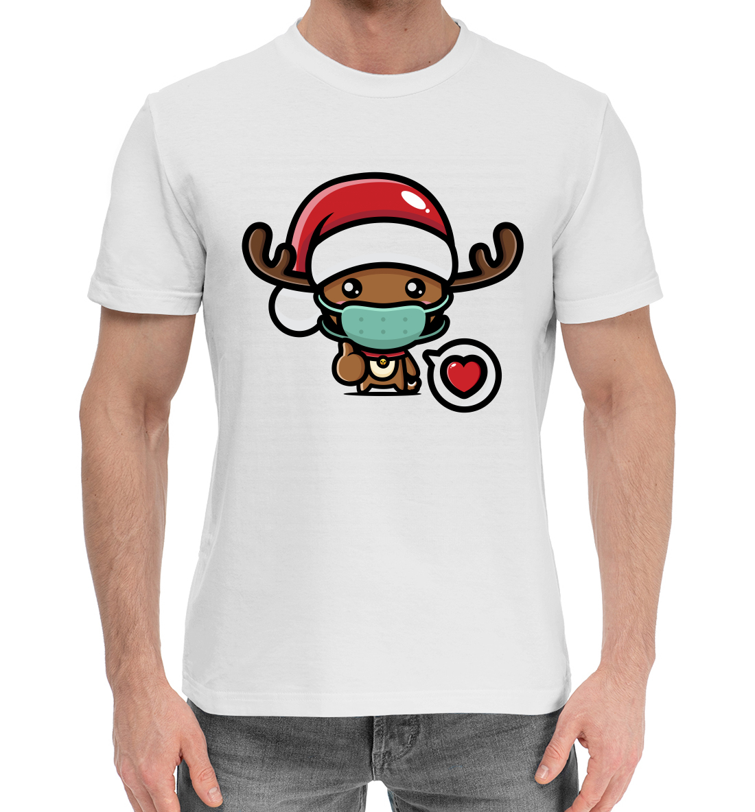 

Олененок в маске