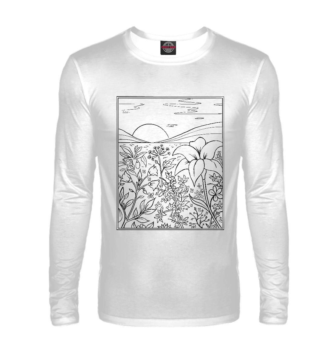 

Пейзаж в стиле Line Art