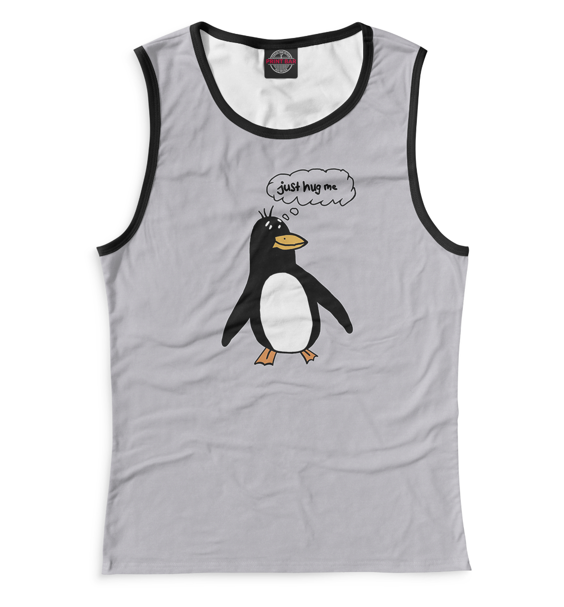 

hug me с пингвином