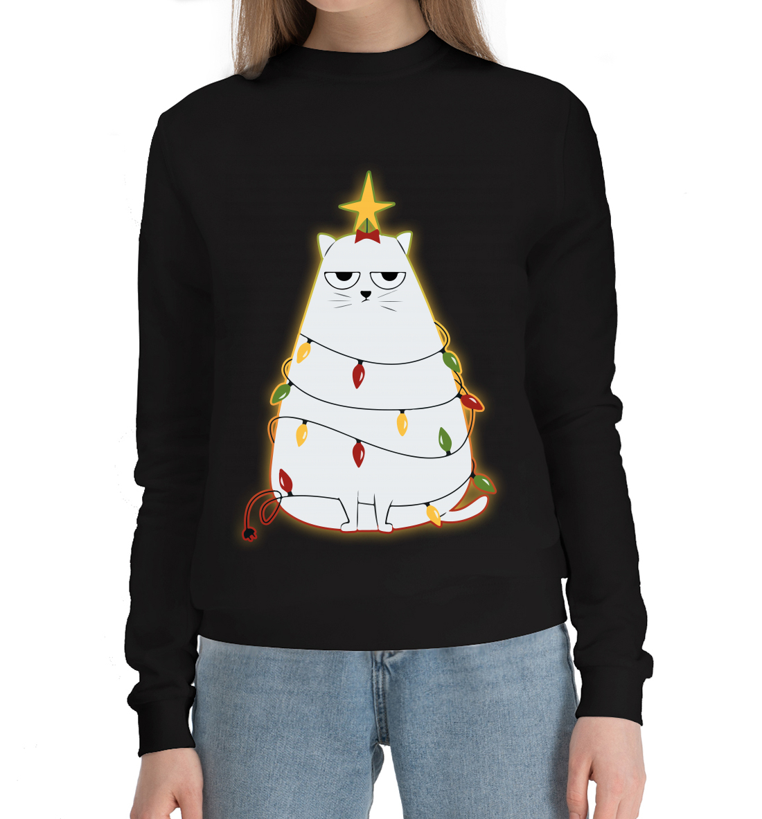 

Cute christmas cat