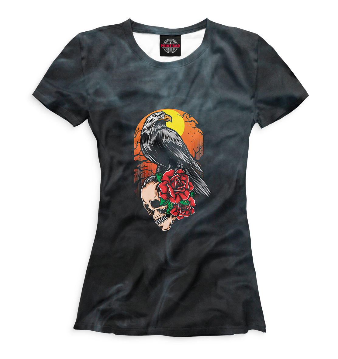 

Ворон на черепе