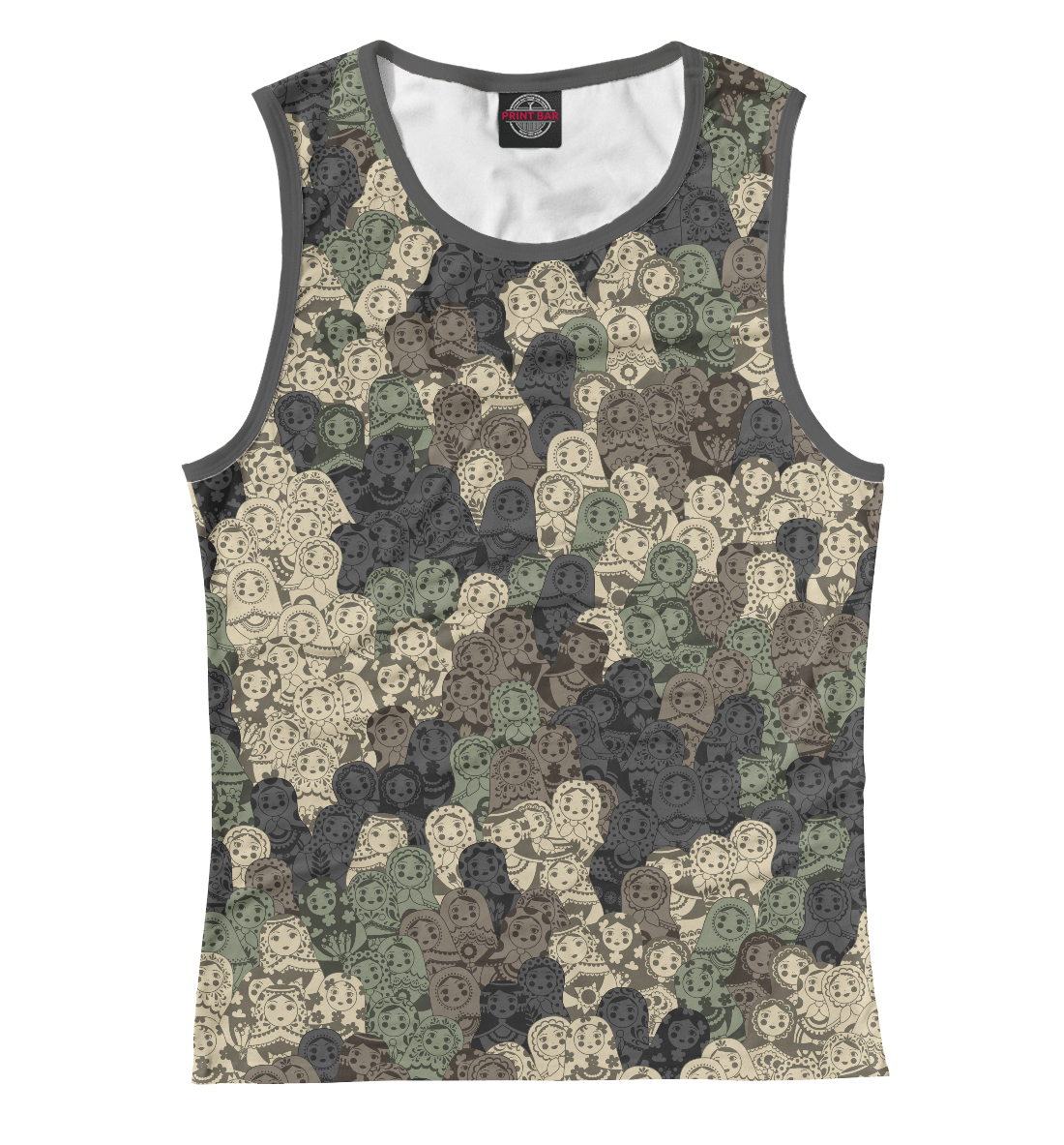 

Камуфляж из матрёшек