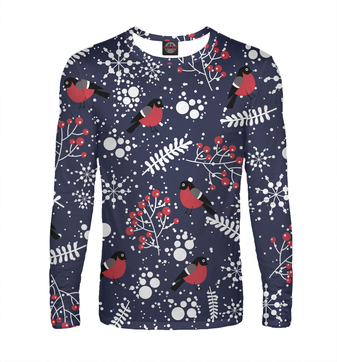 

Снегири и рябина