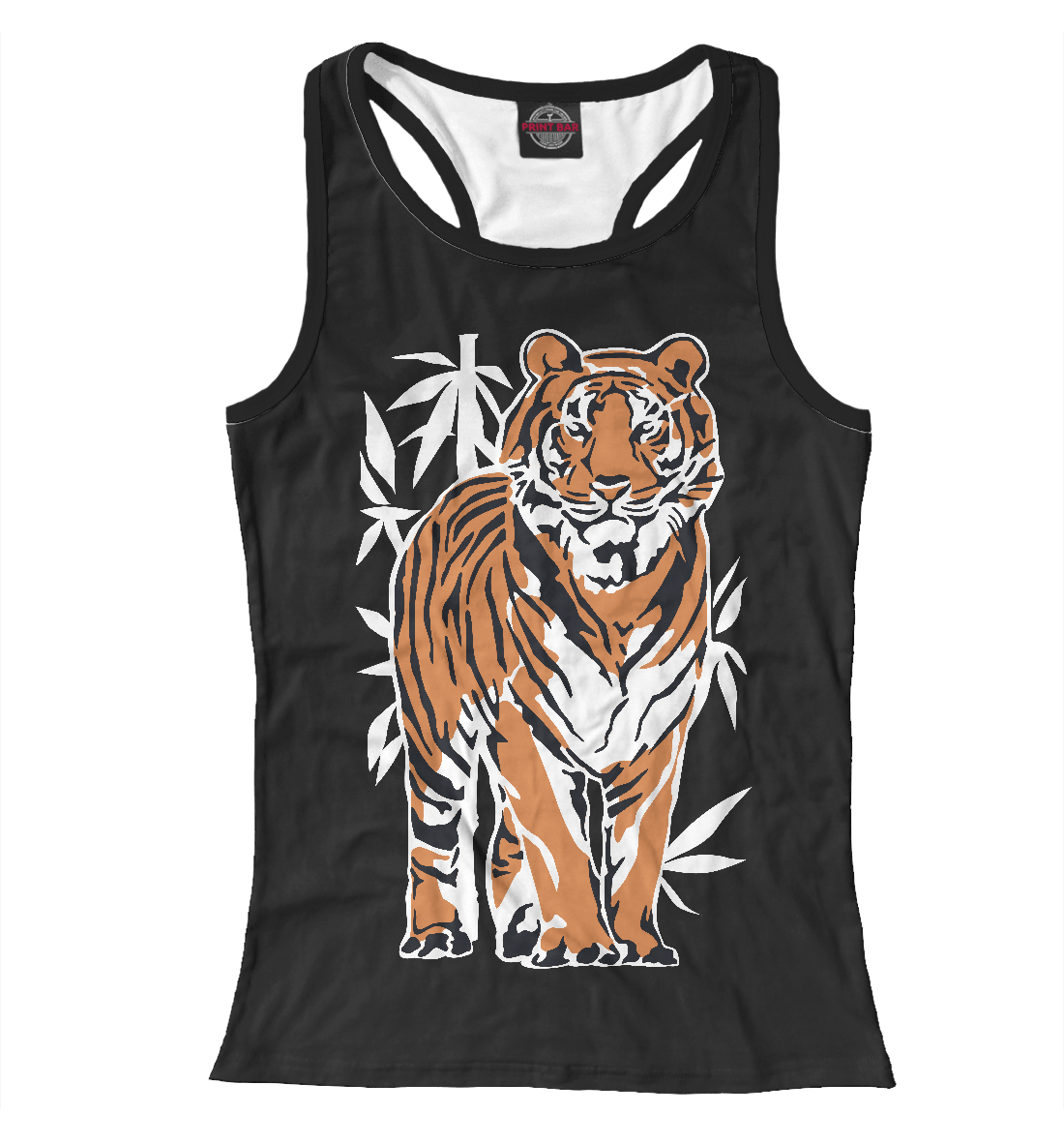 

Тигр в джунглях.