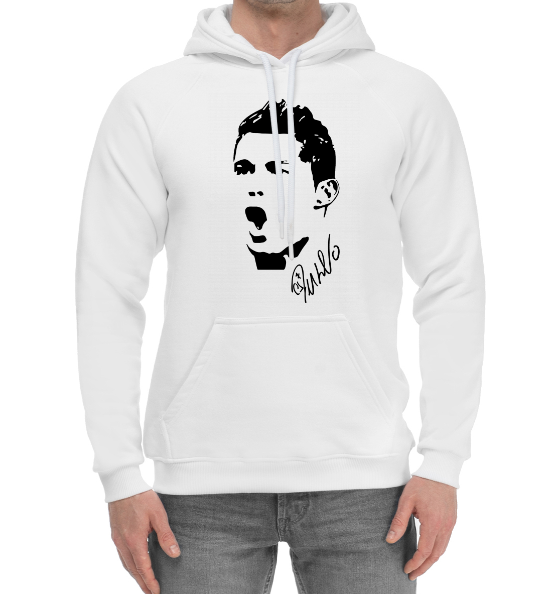 

Роналду силуэт автограф